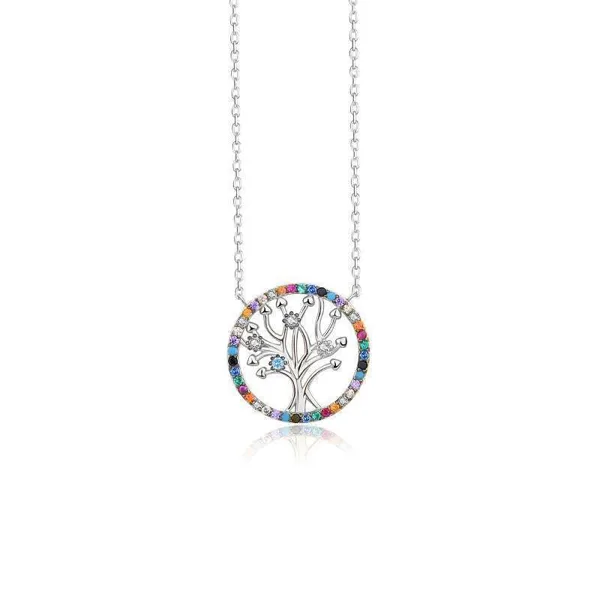 Dream Tree halskæde i sølv i sterlingsølv fra Spinning Jewelry