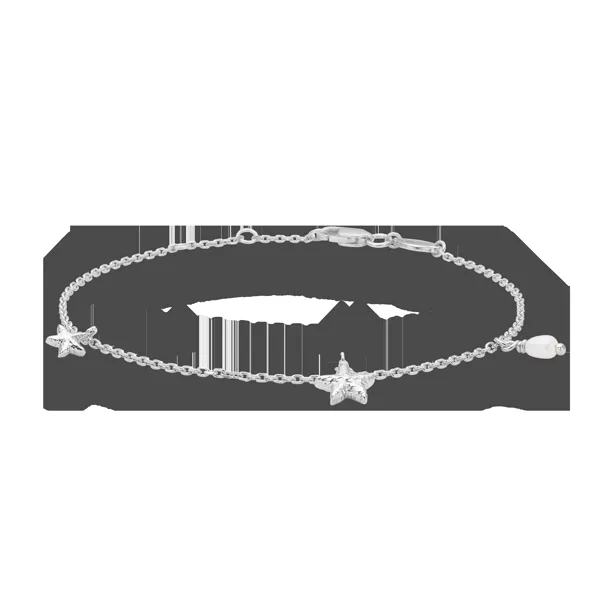 Studio Z - Starfish Lustre sølv armbånd med vedhæng i sterlingsølv fra Studio Z