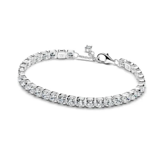 Pandora - Funklende tennisarmbånd i sølv i sterlingsølv fra Pandora