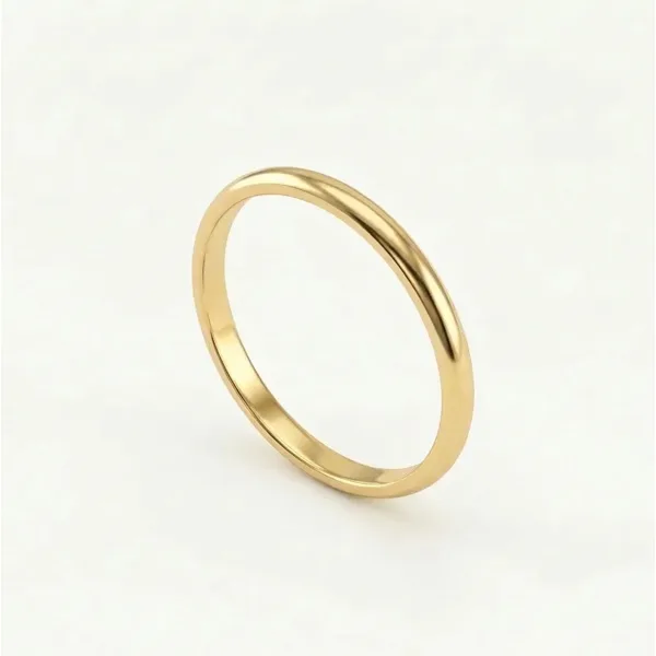 Classic Ring 2mm Guldbelagt i guldbelagt fra Prismila Jewellery