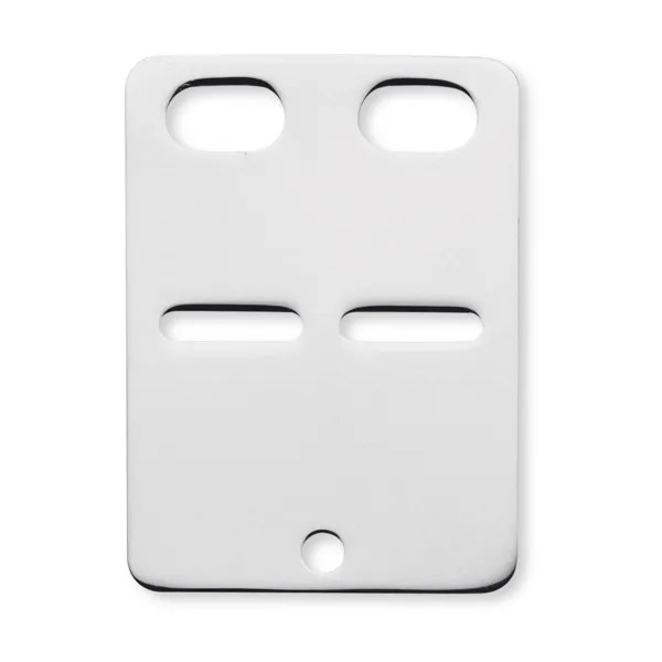 Scrouples - ID Plade til gravering, 19x27mm fra Scrouples