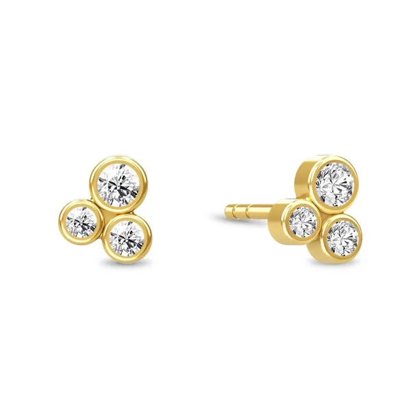Oasis Stud forgyldt i forgyldt sølv fra Spinning Jewelry