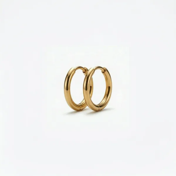 Classic Hoop 10mm Guldbelagt i guldbelagt fra Prismila Jewellery