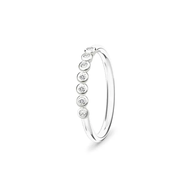 Sensation ring i rhodineret sølv i sterlingsølv fra Spinning Jewelry