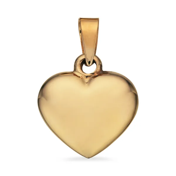 Scrouples - Hjerte i 8 karat guld, 14x16mm i guld fra Scrouples