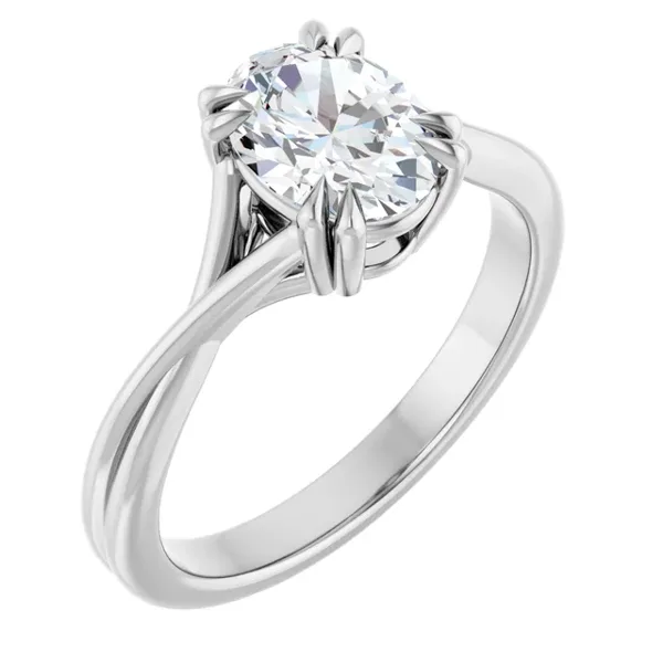 Diamant ring | Eterna Twist | 10-kt-hvidguld i guld fra Nordisk Diamant