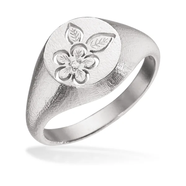 Scrouples Ring - PrimaVera signet sølv ring i sterlingsølv fra Scrouples