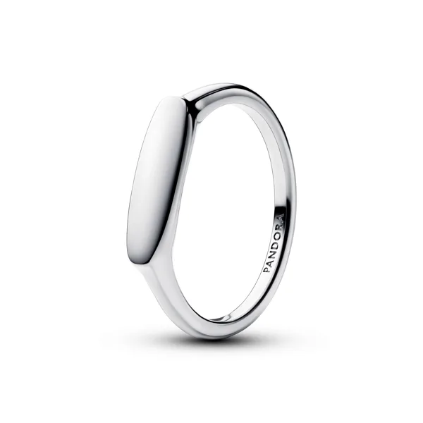 Pandora - Signet ring i sterling sølv, kan graveres i sterlingsølv fra Pandora