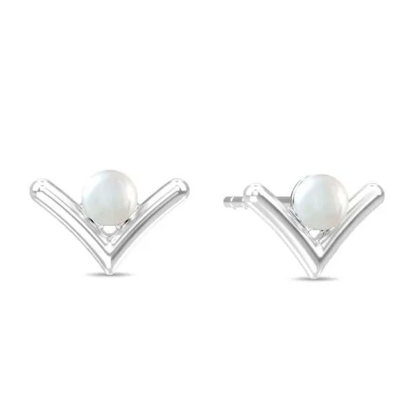 Victory Pearl Stud i sølv i sterlingsølv fra Spinning Jewelry
