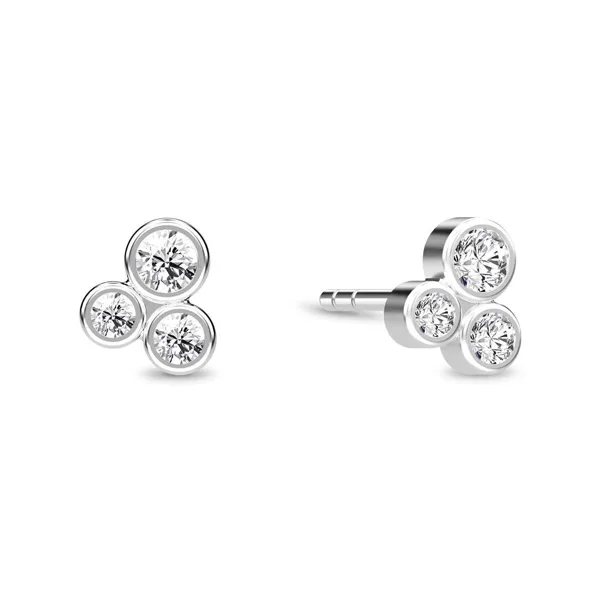 Oasis stud i sølv i sterlingsølv fra Spinning Jewelry