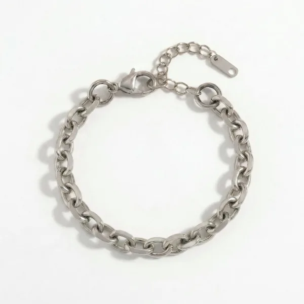 Chunky Cable Chain Armbånd Sølvfarvet fra Prismila Jewellery