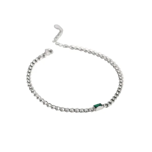 Green Star armbånd i sølv i sterlingsølv fra Spinning Jewelry
