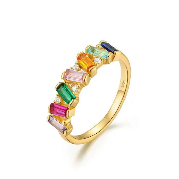 Magic Color ring forgyldt i forgyldt sølv fra Spinning Jewelry