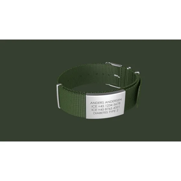 DJUVA Hit komplet armbånd - Gråt skilt i stål fra Djuva