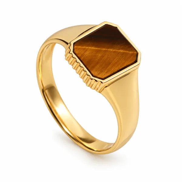 Tigress Ring i forgyldt sølv fra Spinning Jewelry