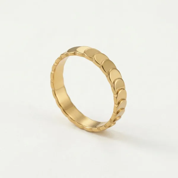 Sun Statement Ring Guldbelagt i guldbelagt fra Prismila Jewellery