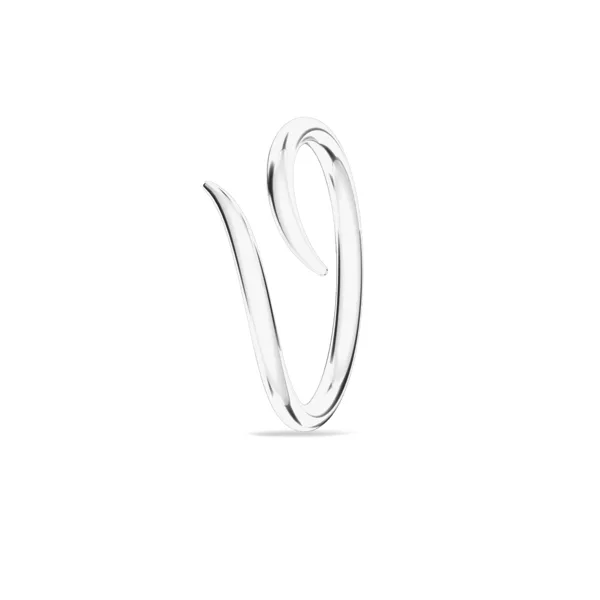 Ocean ring i rhodineret sølv i sterlingsølv fra Spinning Jewelry