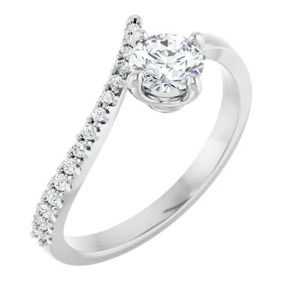 Diamant ring | Aurora Flow | 10-kt-hvidguld i guld fra Nordisk Diamant